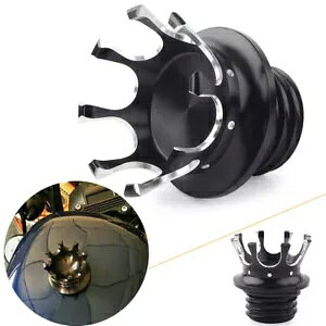 I[goC̃K\^NICLbvElWubNtBbgn[[X|[cX^[_Ci Motorcycle Gas Tank Oil Cap Right-hand Thread Black Fit Harley Sportster Dyna