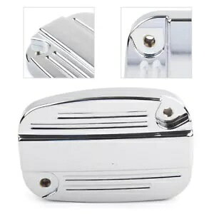 N[Eu[L}X^[V_[Jo[n[[c[OXg[g[hOChɓK Chrome Right Brake Master Cylinder Cover Fit Harley Touring Street Road Glide