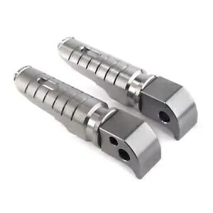 AtbgyO tbgXg tBbg }n YZF-R1 YZFR6 MT-07 FZ-07 VMAX1700 O[ Rear Foot Peg Foot Rest Fit Yamaha YZF-R1 YZFR6 MT-07 FZ-07 VMAX1700 Grey