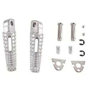 2x ���A�t�b�g�y�O �t�b�g���X�g �t�b�g�y�O�L�b�g �X�Y�L GSXR1000 2005-2014 �V���o�[�ɓK�� 2x Rear Foot Pegs Footrests Footpegs Kit Fit Suzuki GSXR1000 2005-2014 Silver �y���s�A���i�z