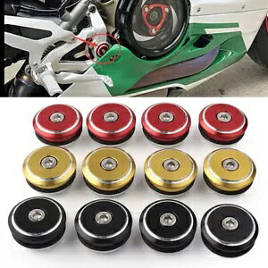 4x �I�[�g�o�C�t���[���v���O�����J�o�[�t�B�b�g Ducati 1199 Panigale 12-15 / 1299 4x Motorcycle Frame Plugs Adorn Cover Fit Ducati 1199 Panigale 12-15 / 1299 �y���s�A���i�z