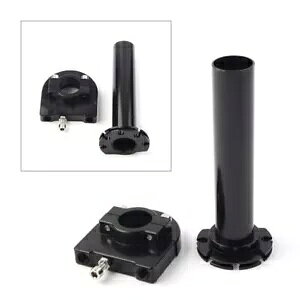 22mm 7/8 �I�[�g�o�C�^�[���c�C�X�g�X���b�g���n���h���o�[�X���b�g���`���[�u�u���b�N 22mm 7/8 Motorcycle Turn Twist Throttle Handle Bar Throttle Tube Black �y���s�A���i�z
