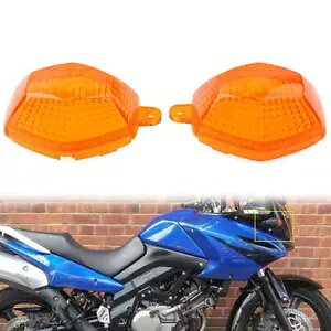 ^[VOiCg Ao[Y XYL GSX DL 650 1250 600 1200 SFV SV1000 ɓK Turn Signal Light Amber Lens Fit SUZUKI GSX DL 650 1250 600 1200 SFV SV1000