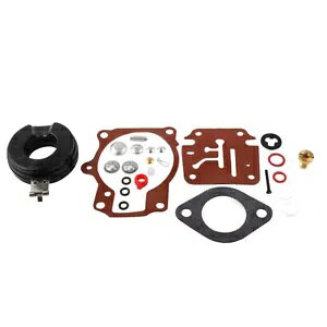 W\Gr[h 18/20/25/28/30/40/60 HP Luč\zCLbgAt[gtɓK Fit for Johnson Evinrude 18/20/25/28/30/40/60 HP Carb Rebuild Repair Kit w Float