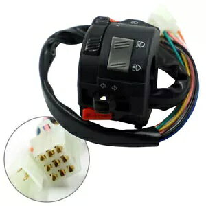 7/8C` 22MM [^[ nho[ z[{^ ^[VOi tHOCg Rg[[ XCb` 7/8" 22MM Motor Handlebar Horn Button Turn Signal Fog Light Controller Switch