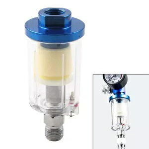 1/4 "CC GA IC tB^[ gbv A~jE PC RvbT[ Xv[ yCg Kp 1/4" Inline Air Oil Water Filter Trap Aluminum PC For Compressor Spray Paint Gun
