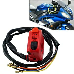 7/8C` nho[ I[goC COjbVXCb` IIt X^[^[ GW jo[T bh 7/8" Handlebar Motorcycle Ignition Switch On Off Starter Engine Universal Red