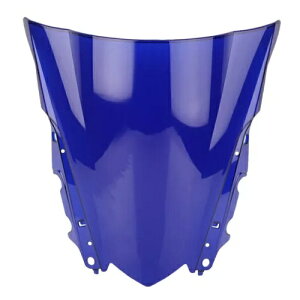 _uouhtgKX}n YZF-R25 2014-18 YZF-R3 2015 u[ Double Bubble Windshield Windscreen For Yamaha YZF-R25 2014-18 YZF-R3 2015 Blue