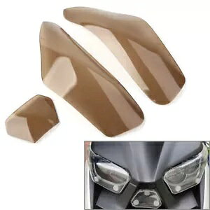 フロントヘッドライトガードシールドスクリーンレンズヤマハ XMAX250 XMAX300 17-18 スモーク Front Headlight Guard Shield Screen Lens For YAMAHA XMAX250 XMAX300 17-18 Smoke