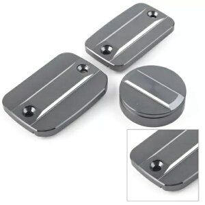 XNu[ 1100 800 tgAu[LNb`t[hU[o[LbvJo[O[ For Scrambler 1100 800 Front Rear Brake Clutch Fluid Reservoir Cap Cover Grey
