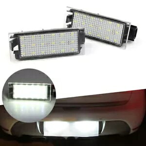 2x  LED CZXio[v[gCgtBbgm[ gDCS NI K[k 2x Car LED License Number Plate Light Fit Renault Twingo Clio Megane
