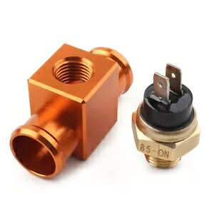 22mm xXCb` WG[^[ t@ tBbg 125-530 Exc Excf }n JTL IW 22mm Temperature Switch Radiator Fan Fit 125-530 Exc Excf Yamaha Kawasaki Orange