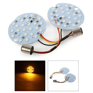 Ao[ ECJ[/fC^C jO pl Cg n[[ 1157 BAY15d ɓK Amber Turn Signal/Daytime Running Panel Light Fit Harley 1157 BAY15d