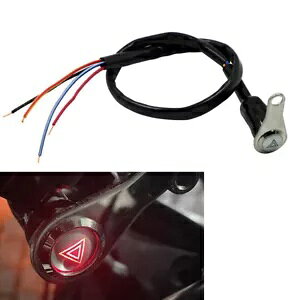 12V I[goCXCb` ON OFF nho[}EgvbV{^ԐF LED 12V Motorcycle Switch ON OFF Handlebar Mount Push Button Red LED