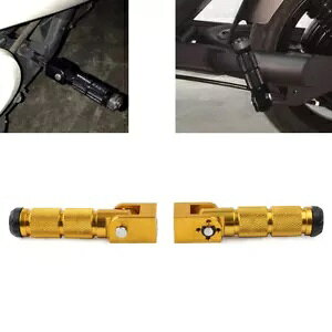 }nXYLJTLjo[T M8 tbgyO܂肽ݏȃtbgyO For YAMAHA Suzuki Kawasaki Universal M8 Footpegs Folding Passenger Foot Pegs