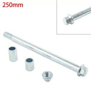 15mm 250mm + 2 Xy[T[tgAobNANX 125cc 140cc _[goCNp 15mm 250mm + 2 Spacers Front Rear Back Axle for 125cc 140cc Dirt Bike