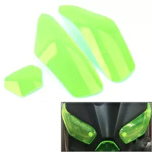 フロントヘッドライトガードシールドスクリーンレンズヤマハ XMAX250 XMAX300 17-18 グリーン Front Headlight Guard Shield Screen Lens For YAMAHA XMAX250 XMAX300 17-18 Green