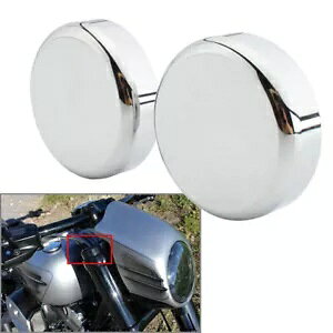 N[Abp[tH[NXeibgLbvJo[ n[[\teCXg[g{u 2018-2020p Chrome Upper Fork Stem Nut Cap Covers For HARLEY SOFTAIL STREET BOB 2018-2020