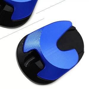 �z���_ PCX 160 2020 2021 �u���[�L�b�N�X�^���h�T�C�h�X�^���h�t�b�g�p�b�h�����L�΂��v���[�g�ɓK�� Fit Honda PCX 160 2020 2021 Blue Kickstand Side Stand Foot Pad Enlarger Plate �y���s�A���i�z