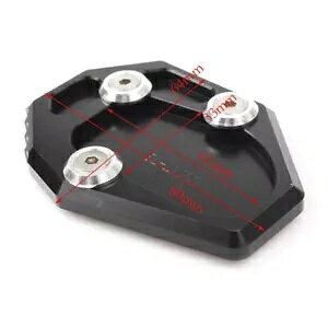 }n FZ6-S2 ABS 04-09/XJR/ABS 09-15 TChLbNX^hv[gpbh 1 ɓK Fit Yamaha FZ6-S2 ABS 04-09/XJR/ABS 09-15 1x Side Kick Stand Extension Plate Pad