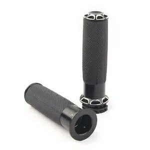 1C` 25mm ubN nho[ nhObv n[[ c[O X|[cX^[ XL883 XL1200 ɓK 1" 25mm Black Handle Bar Hand grips Fit Harley Touring Sportster XL883 XL1200
