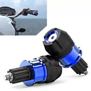 yA CNC A~I[goC ATV nho[Obvo[GhLbvvOXC_[u[ Pair CNC Aluminum Motorcycle ATVs Handlebar Grips Bar End Cap Plugs Slider Blue