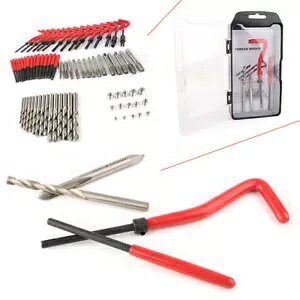 メートルねじ修理インサートキット 25x M6x1.0 ヘリコイルカープロコイルツールボックス Metric Thread Repair Insert Kit 25x M6x1.0 Helicoil Car Pro Coil Tool Box