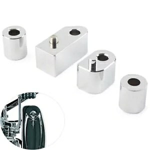 1C`hCo[tA{[hXy[T[LbgZbgn[[c[O[hLOOChɓK 1" Driver Floorboard Spacer Extension Kit Set fit Harley Touring Road King Glide