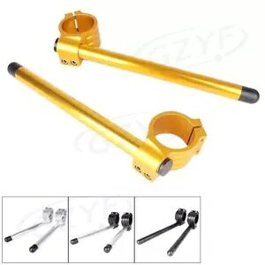 JtF[T[pjo[TNbvII[goC7/8C`nho[43~[gtH[N`[u For Cafe Racer Universal Clip-On Motorcycle 7/8" Handlebars 43mm Fork Tube
