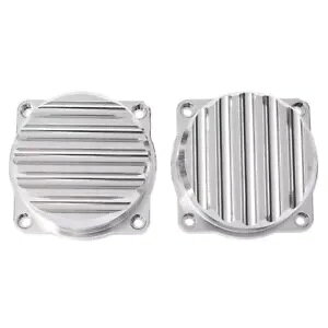 2x Vo[ Lu^[ Jo[ bv XCo[ tBbg XNu[/XNXg 900 08-15 2x Silver Carburetor Cover Ripple Sliver Fit Scrambler/Thruxt 900 08-15