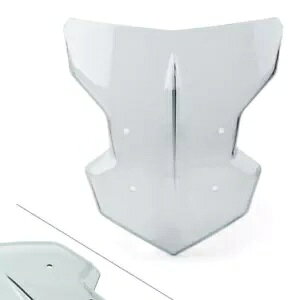 I[goC tgKX tgKX veN^[  O[ tBbg }n MT-03 20+ Motorcycle Windscreen Windshield Protector Transparent Gray Fit Yamaha MT-03 20+