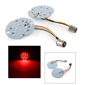 1157 BAY15d ^[VOi/fC^CjOpl bhCg n[[ɓK 1157 BAY15d Turn Signal/Daytime Running Panel Red Light Fit Harley