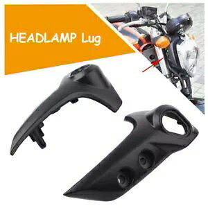 �u���b�N �w�b�h���C�g �A�b�p�[�T�C�h �u���P�b�g ���}�n FZ6N 2004-2010 �A���~�j�E���ɓK�� Black Headlight Upper Side Bracket Fit YAMAHA FZ6N 2004-2010 Aluminium �y���s�A���i�z