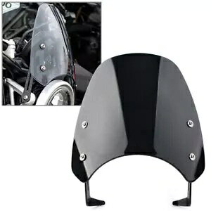 I[goC tg KX + uPbg tBbg SCRAMBLER 1200 Big Climb 19-21 ubN Motorcycle Front Windshield + Bracket Fit SCRAMBLER 1200 Big Climb 19-21 Black