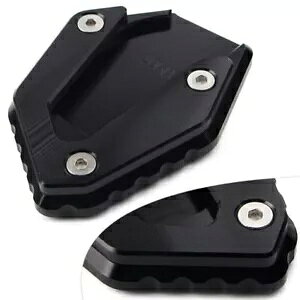 �L�b�N�X�^���h �T�C�h�X�^���h �����L�΂��t�b�g�v���[�g ���}�n MT 07 FZ 07 2014-2021 �u���b�N Kickstand Side Stand Enlarger Foot Plate Fit Yamaha MT 07 FZ 07 2014-2021 Black �y���s�A���i�z