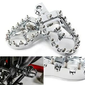 MX �X�^�C�� ���C�h �t�b�g�y�O �n�[���[ �_�C�i �X�|�[�c�X�^�[ �A�C�A�� 883 �t�@�b�g�{�[�C �{�o�[ ���[�^�[�ɓK�� MX Style Wide Foot Peg Fit Harley Dyna Sportster Iron 883 Fatboy Bobber Motor �y���s�A���i