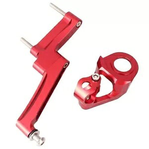 �X�Y�L GSXR1300 98-15 ���b�h�X�e�A�����O�_���p�[�X�^�r���C�U�[���t���u���P�b�g�z���_�[�ɓK�� Fit Suzuki GSXR1300 98-15 Red Steering Damper Stabilizer Mounting Bracket Holder