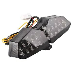 X[N LED e[Cg^[VOi}n YZF R6S 2006-2009 ɓK Smoke LED Taillight Integrated Turn Signals Fit Yamaha YZF R6S 2006-2009