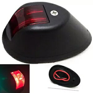 12 V LED vX`bNԃirQ[VZ[Ovh}{[gbg 12V LED Plastic Red Navigation Sailing Lamp Waterproof Marine Boat Yacht