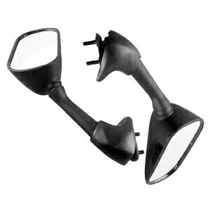 ubN ABS yAoCNAECOobN~[tBbg}n YZF R6 2001 2002 Black ABS Pair Motorbike Rear Wing Rearview Mirror Fit Yamaha YZF R6 2001 2002