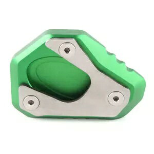 TChX^h LbNX^h tbgv[gpbh Kawasaki Z1000 2010 2011 2012~2018 O[ Side Stand Kickstand Foot Plate Pad for Kawasaki Z1000 2010 2011 2012~2018 Green