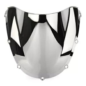 I[goCVo[tgKXtgKX_uoutBbgz_ CBR954RR 2002-03 Motorcycle Silver Windshield Windscreen Double Bubble Fit Honda CBR954RR 2002-03