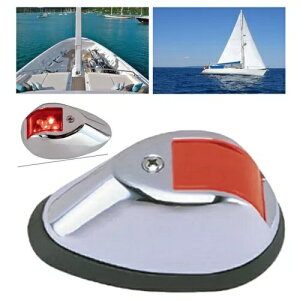 1X {[girQ[VTChCg 12V LED bhO[}Eg 1X Boat Navigation Side Light 12V LED Red Green Vertical Mount