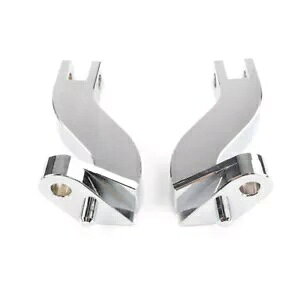 ����ȃ��A�t�b�g�y�O�}�E���g�L�b�g �n�[���[�_�r�b�h�\���c�[�����O FLHT 93-16 �N���[���ɓK�� Passenger Rear Foot Peg Mount Kits Fit Harley Davidson Touring FLHT 93-16 Chrome �y���s�A���i�z