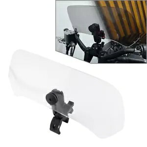 1Pc �N���A���j�o�[�T���I�[�g�o�C��^�t�����g�K���X�E�C���h�f�B�t���N�^�[�t�����g�K���X 1Pc Clear Universal Motorcycle Large Front Windshield Wind Deflector Windscreen �y���s�A���i�z