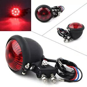 �I�[�g�o�C 12V LED ���A�e�[�����C�g�u���[�L�X�g�b�v�����v�n�[���[�{�o�[�ɓK�� Motorcycle 12V LED Rear Tail Light Brake Stop Lamp Fit Harley Bobber �y���s�A���i�z
