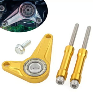 �V�t�g�M�A���o�[ �V�t�^�[ �X�^�r���C�U�[ �S�[���h �z���_ Grom MSX 125/SF 2020-2022�p Shifting Gear Lever Shifter Stabilizer Gold For Honda Grom MSX 125/SF 2020-2022 �y���s�A���i�z