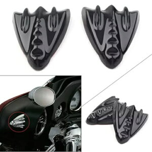 2x ubNCi[tFAO~[ubNItJo[v[g n[[ FLH 06-13 p 2x Black Inner Fairing Mirror Block Off Cover Plates For Fit Harley FLH 06-13