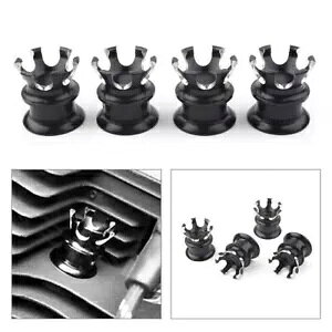 I[goC̃GWwbh{ggbp[LbvJo[gtBbgX|[cX^[ XL883 1200 ubN Motorcycle Engine Head Bolt Topper Cap Cover Trim Fit Sportster XL883 1200 Black