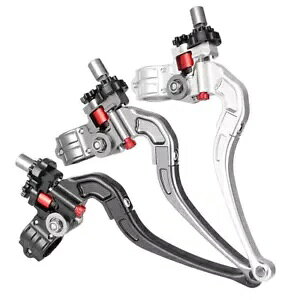 1x 7/8C` 22mm oCN _[goCN ATV ܂肽ݎs{bgoCN Nb`p[`o[  1x 7/8" 22mm Motorbike Dirt Bike ATV Foldable Pivot Bike Clutch Perch Lever Left